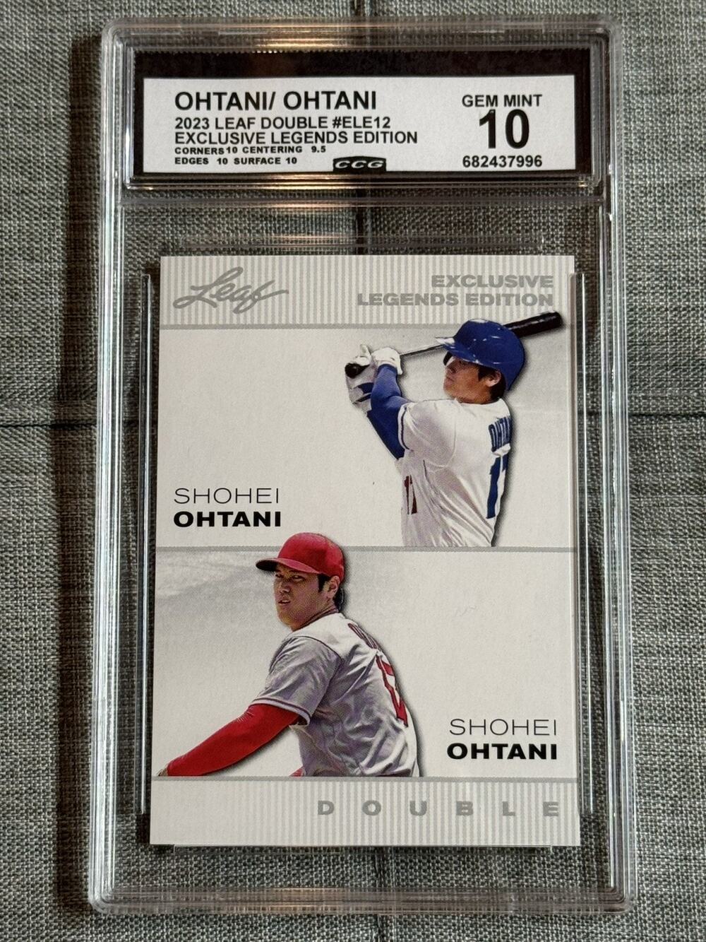 2023 Leaf Exclusive Legends Shohei Ohtani Double ELE-12 Gem Mint 10